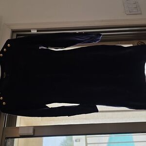 Juicy Couture Regal Sheath Velour Solid Fitted Stretch Dress